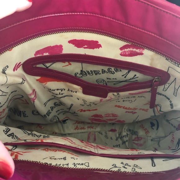 Hot pink Kate Spade bag. Play condition - Picture 6 of 6
